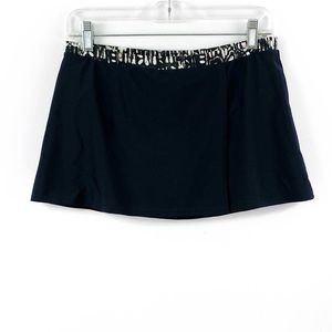 Profile by Gottex Size‎ 8 Black/White Swim Skirt